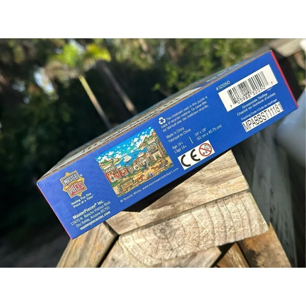 Heartland Collection Ocean Trolley 550 Jigsaw Puzzle 24x18 Inches
